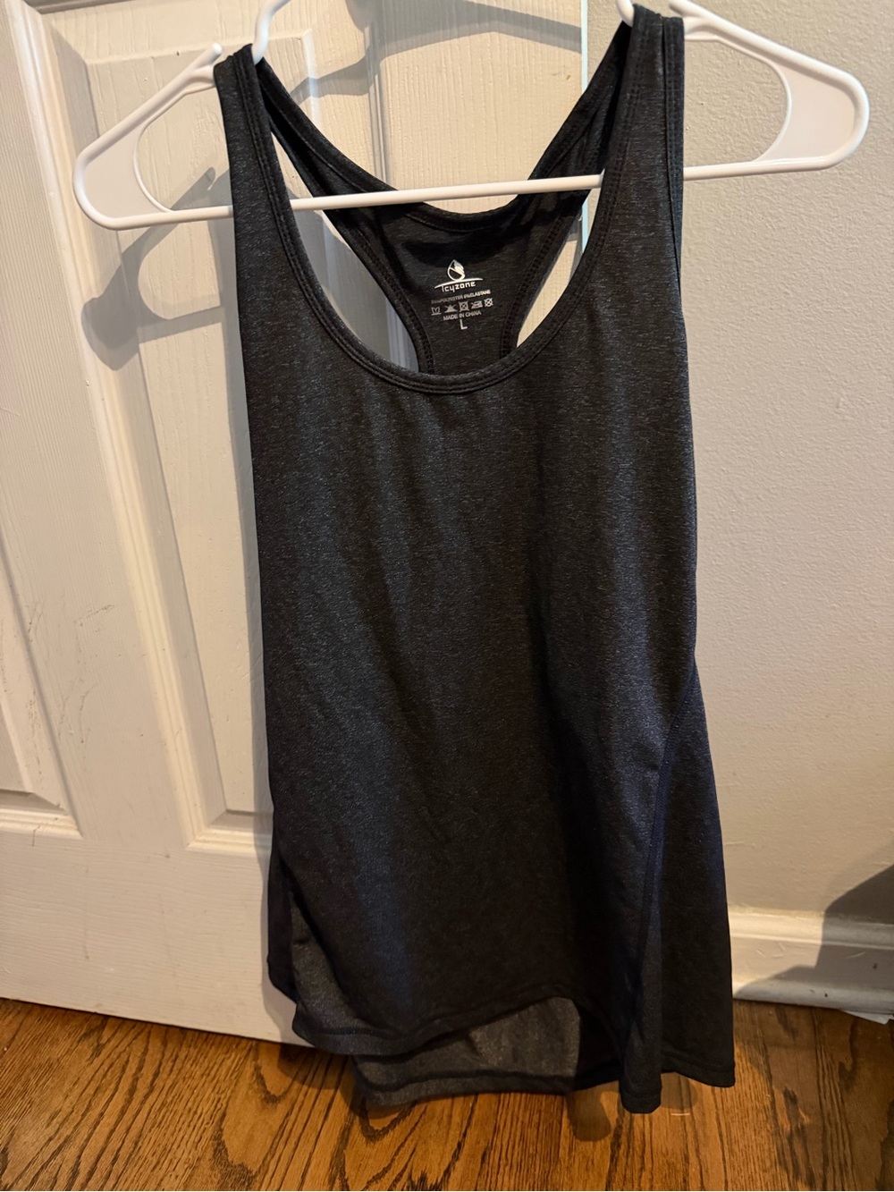 Lightweight Black Racerback Tank Top - Performance Fit